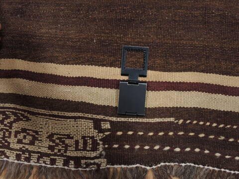 Kilim Brown Runner Flat Woven 46 X 116  Area Rug 100-110267 Image 13