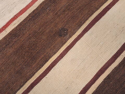 Kilim Brown Runner Flat Woven 46 X 116  Area Rug 100-110267 Image 6