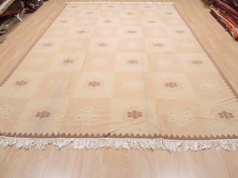 Kilim Beige Flat Woven 80 X 120  Area Rug 100-110269 Image 1