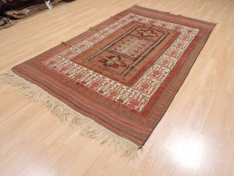Kilim Red Flat Woven 411 X 86  Area Rug 100-110274 Image 2