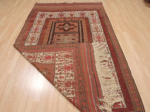 Kilim Red Flat Woven 411 X 86  Area Rug 100-110274 Image 7