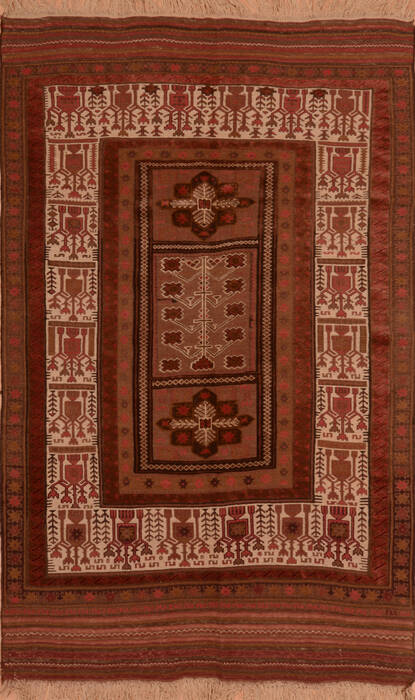 Kilim Red Flat Woven 411 X 86  Area Rug 100-110274 Image 0