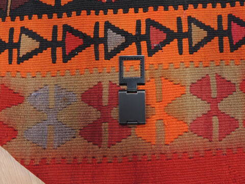 Kilim Red Runner Flat Woven 411 X 123  Area Rug 100-110278 Image 8