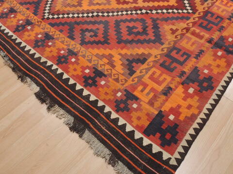 Kilim Red Flat Woven 101 X 162  Area Rug 100-110279 Image 6