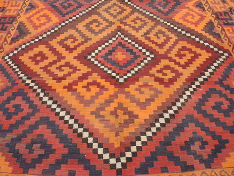 Kilim Red Flat Woven 101 X 162  Area Rug 100-110279 Image 8