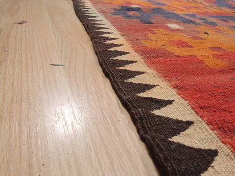 Kilim Red Flat Woven 101 X 162  Area Rug 100-110279 Image 9