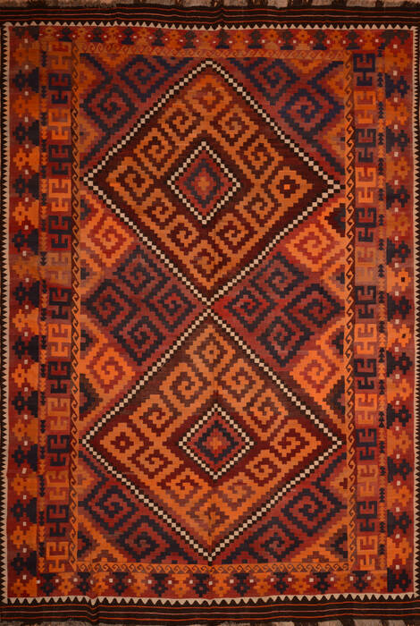 Kilim Red Flat Woven 101 X 162  Area Rug 100-110279 Image 0