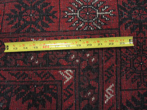 Khan Mohammadi Red Hand Knotted 910 X 127  Area Rug 100-110286 Image 11