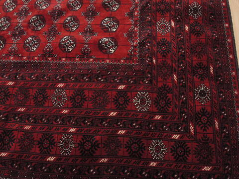 Khan Mohammadi Red Hand Knotted 910 X 127  Area Rug 100-110286 Image 6