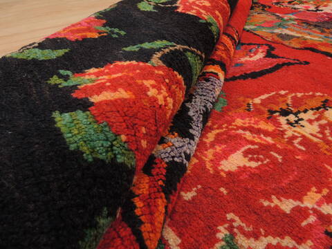 Karabakh Red Hand Knotted 41 X 91  Area Rug 100-110287 Image 9