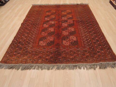 Khan Mohammadi Brown Hand Knotted 59 X 78  Area Rug 100-110290 Image 2