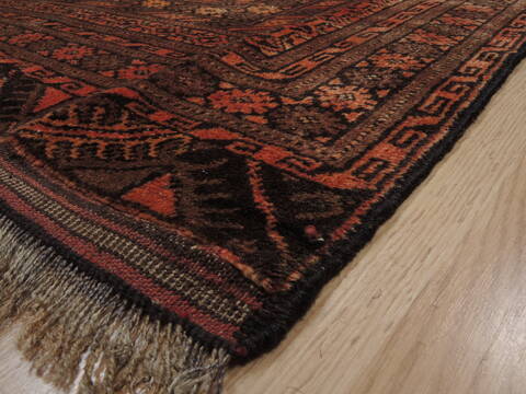 Khan Mohammadi Brown Hand Knotted 85 X 130  Area Rug 100-110291 Image 11