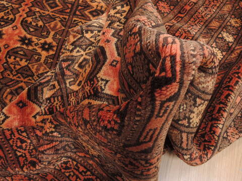 Khan Mohammadi Brown Hand Knotted 85 X 130  Area Rug 100-110291 Image 12