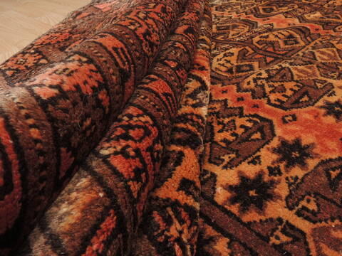 Khan Mohammadi Brown Hand Knotted 85 X 130  Area Rug 100-110291 Image 13