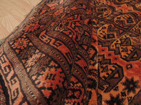 Khan Mohammadi Brown Hand Knotted 85 X 130  Area Rug 100-110291 Image 14