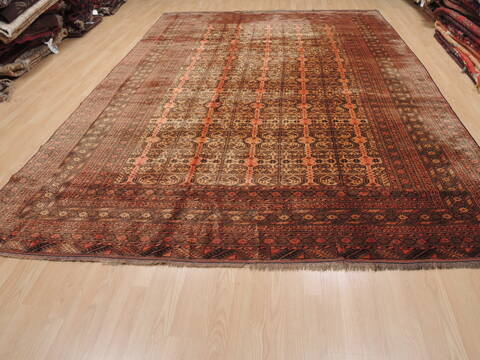 Khan Mohammadi Brown Hand Knotted 85 X 130  Area Rug 100-110291 Image 17