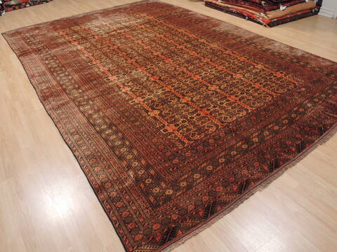 Khan Mohammadi Brown Hand Knotted 85 X 130  Area Rug 100-110291 Image 2