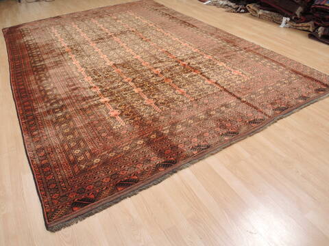 Khan Mohammadi Brown Hand Knotted 85 X 130  Area Rug 100-110291 Image 7