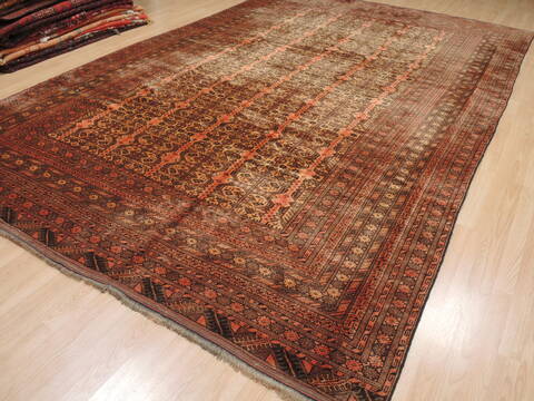 Khan Mohammadi Brown Hand Knotted 85 X 130  Area Rug 100-110291 Image 8