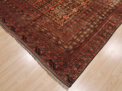 Khan Mohammadi Brown Hand Knotted 85 X 130  Area Rug 100-110291 Image 9