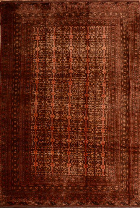 Khan Mohammadi Brown Hand Knotted 85 X 130  Area Rug 100-110291 Image 0