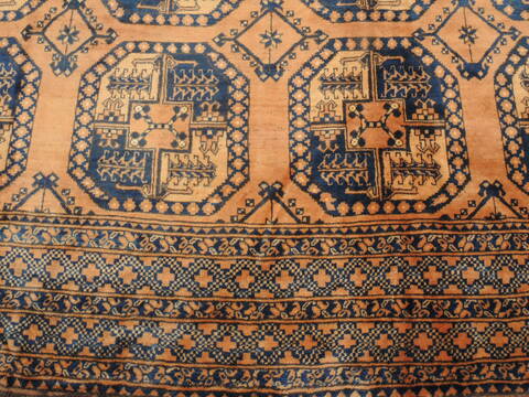 Khan Mohammadi Brown Hand Knotted 109 X 138  Area Rug 100-110294 Image 10