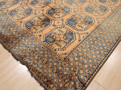 Khan Mohammadi Brown Hand Knotted 109 X 138  Area Rug 100-110294 Image 11
