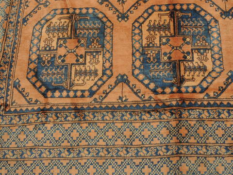 Khan Mohammadi Brown Hand Knotted 109 X 138  Area Rug 100-110294 Image 5