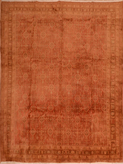 Khan Mohammadi Beige Hand Knotted 100 X 131  Area Rug 100-110296 Image 0