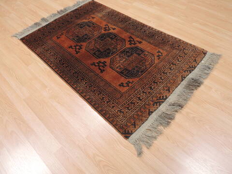 Khan Mohammadi Brown Hand Knotted 31 X 410  Area Rug 100-110302 Image 3