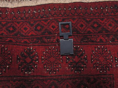 Khan Mohammadi Red Hand Knotted 33 X 63  Area Rug 100-110305 Image 10