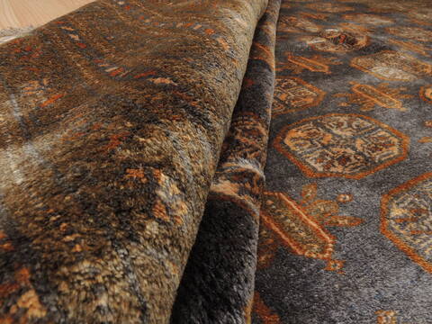 Khan Mohammadi Blue Hand Knotted 69 X 97  Area Rug 100-110309 Image 10