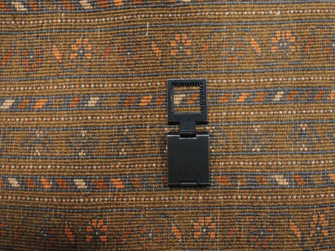Khan Mohammadi Blue Hand Knotted 69 X 97  Area Rug 100-110309 Image 12