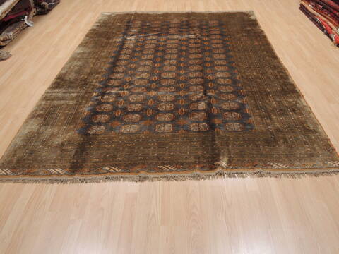Khan Mohammadi Blue Hand Knotted 69 X 97  Area Rug 100-110309 Image 1