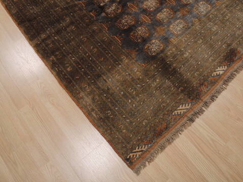 Khan Mohammadi Blue Hand Knotted 69 X 97  Area Rug 100-110309 Image 4