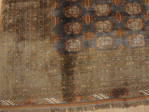 Khan Mohammadi Blue Hand Knotted 69 X 97  Area Rug 100-110309 Image 5