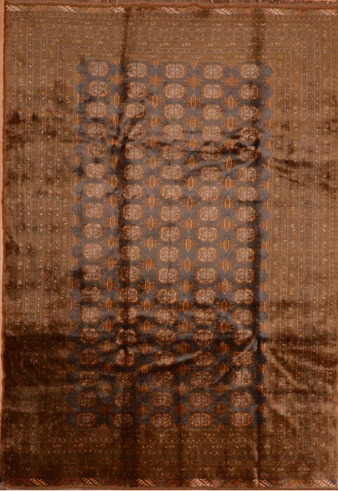 Khan Mohammadi Blue Hand Knotted 69 X 97  Area Rug 100-110309 Image 0
