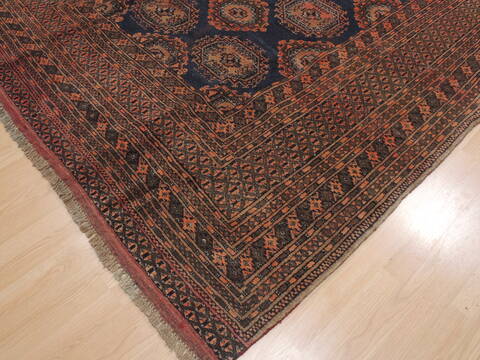 Khan Mohammadi Blue Hand Knotted 69 X 95  Area Rug 100-110311 Image 5