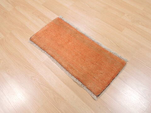 Gabbeh Orange Hand Knotted 10 X 23  Area Rug 100-110315 Image 3