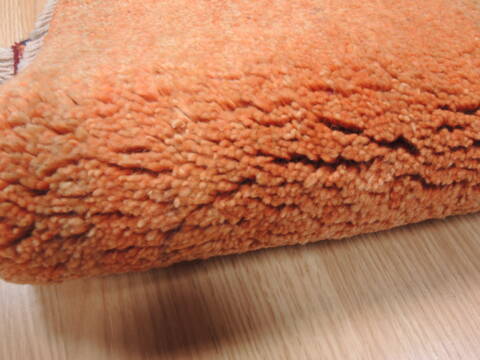 Gabbeh Orange Hand Knotted 10 X 23  Area Rug 100-110315 Image 6