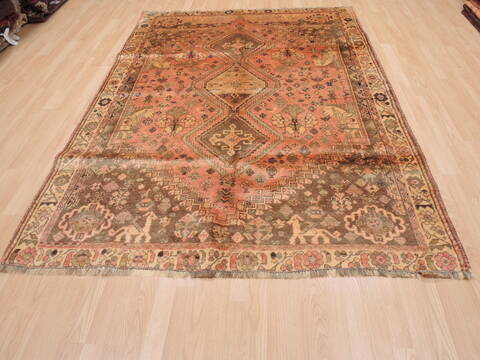 Khan Mohammadi Beige Hand Knotted 60 X 88  Area Rug 100-110321 Image 15
