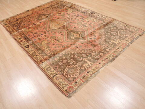 Khan Mohammadi Beige Hand Knotted 60 X 88  Area Rug 100-110321 Image 2