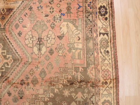 Khan Mohammadi Beige Hand Knotted 60 X 88  Area Rug 100-110321 Image 6