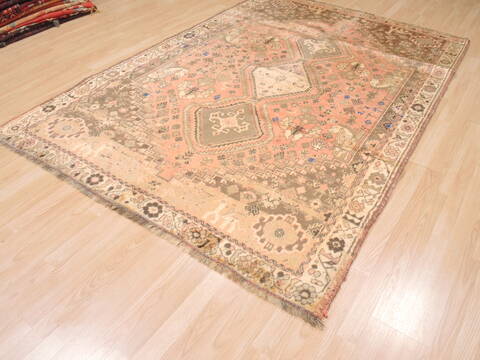 Khan Mohammadi Beige Hand Knotted 60 X 88  Area Rug 100-110321 Image 8