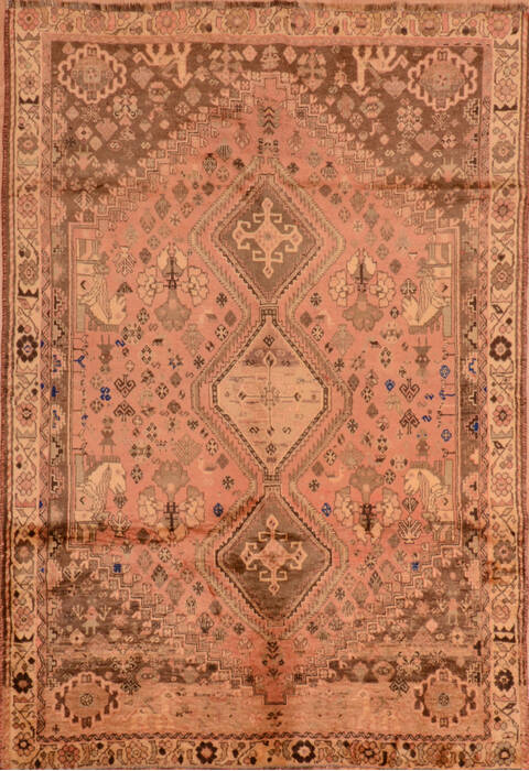 Khan Mohammadi Beige Hand Knotted 60 X 88  Area Rug 100-110321 Image 0