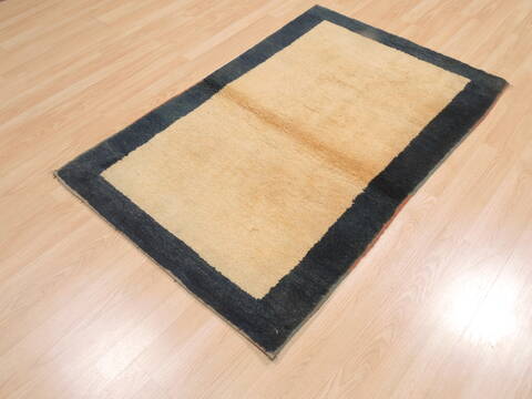 Gabbeh Beige Hand Knotted 32 X 411  Area Rug 100-110335 Image 2
