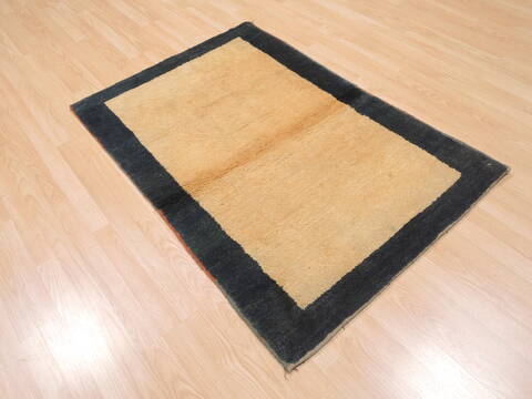 Gabbeh Beige Hand Knotted 32 X 411  Area Rug 100-110335 Image 3