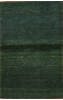 Gabbeh Green Hand Knotted 210 X 48  Area Rug 100-110357 Thumb 0