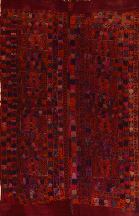 Kilim Red Flat Woven 411 X 710  Area Rug 100-110363 Image 0