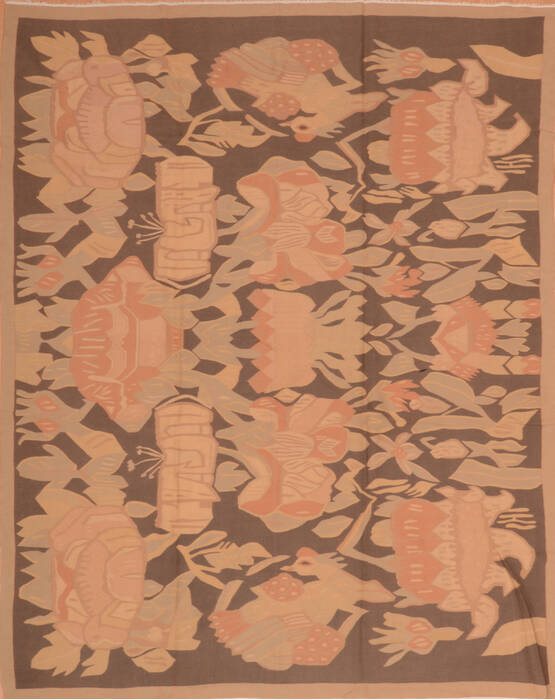 Kilim Beige Flat Woven 80 X 101  Area Rug 100-110370 Image 0